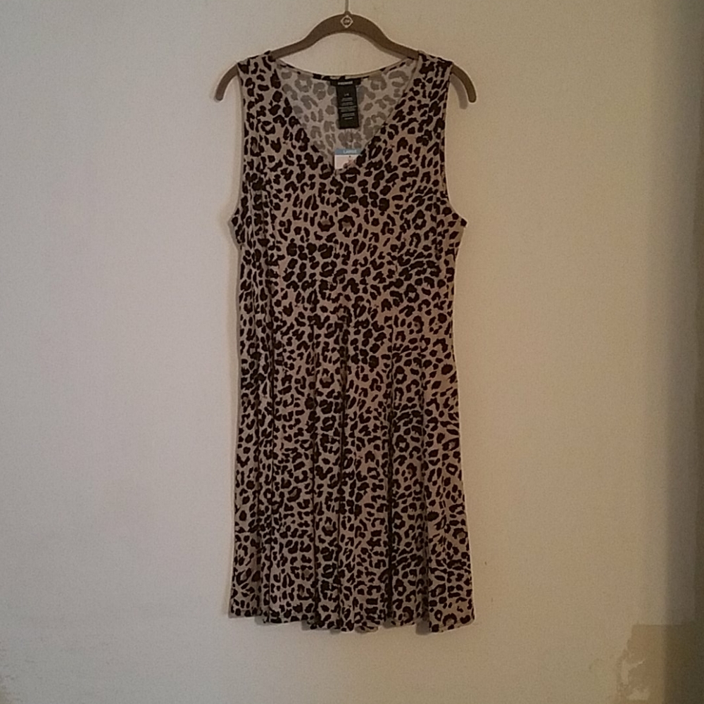 Stretch Leopard-Print Dress
